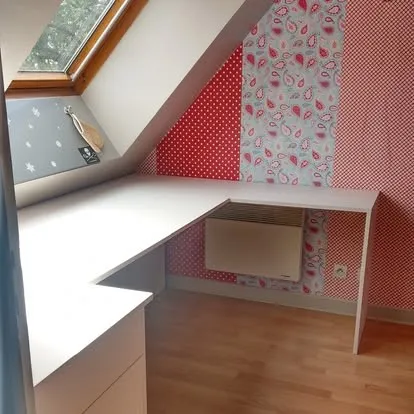 bureau chambre en sous-pente