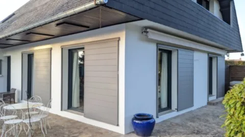 Volets coulissants aluminium thermolaqué