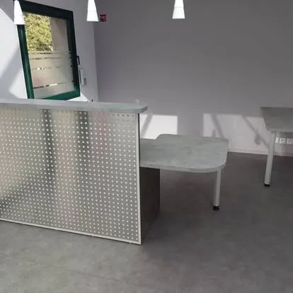 banque d'accueil bureau secrétariat cabinet médical