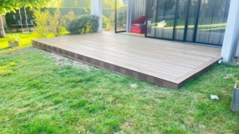 Terrasse Frêne Thermotraité